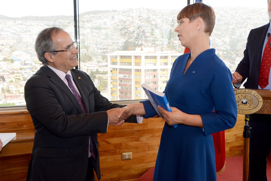 Visita de la Presidenta de Estonia