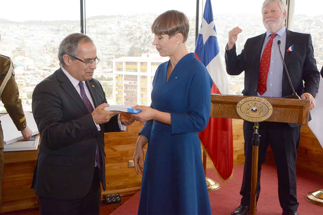 Visita de la Presidenta de Estonia