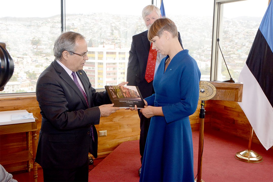 Visita de la Presidenta de Estonia
