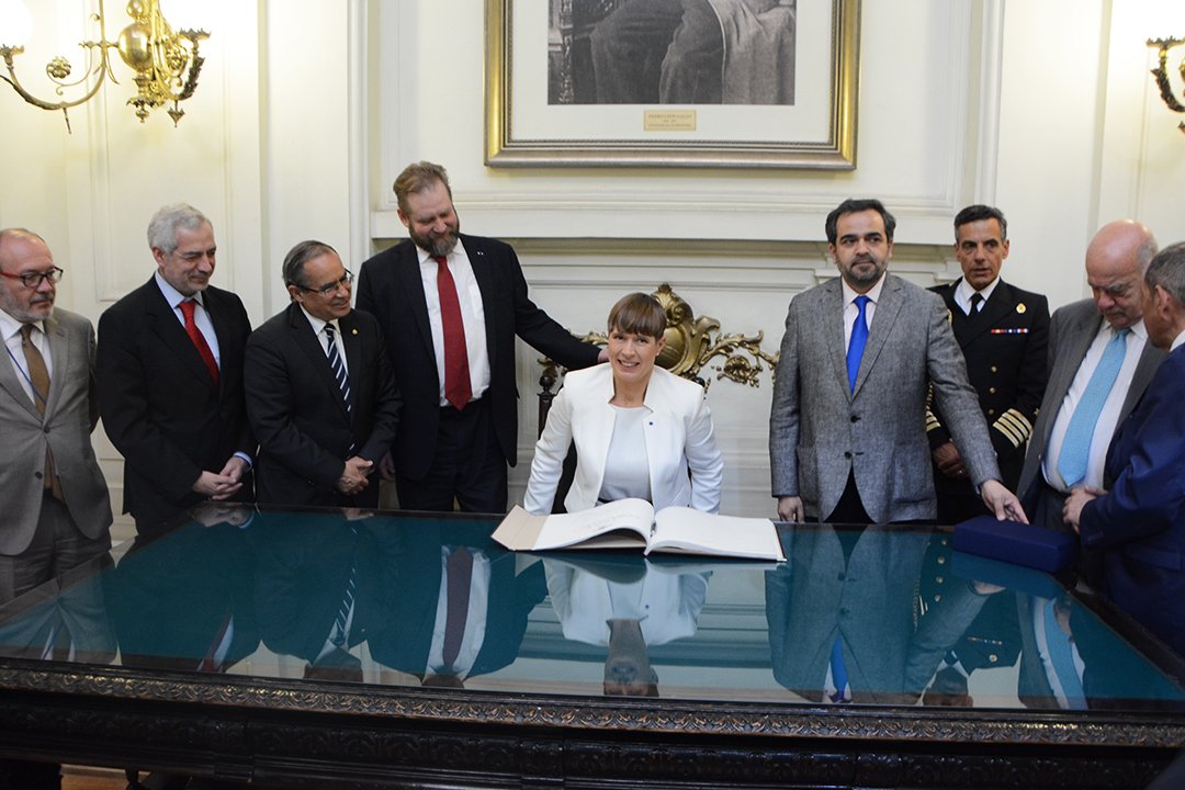 Visita de la Presidenta de Estonia