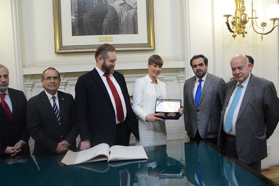 Visita de la Presidenta de Estonia